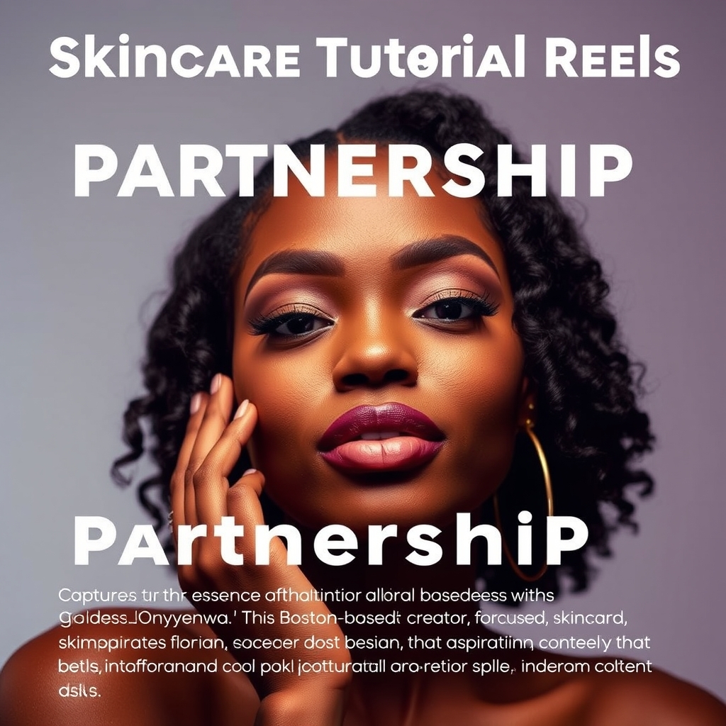 Skincare Tutorial Reels Partnership