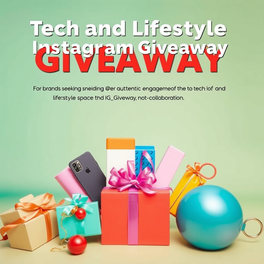 Tech and Lifestyle Instagram Giveaway