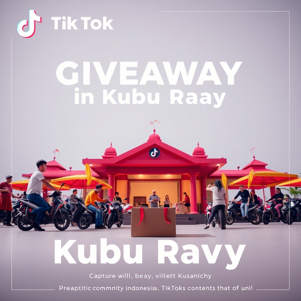 TikTok Giveaway in Kubu Raya