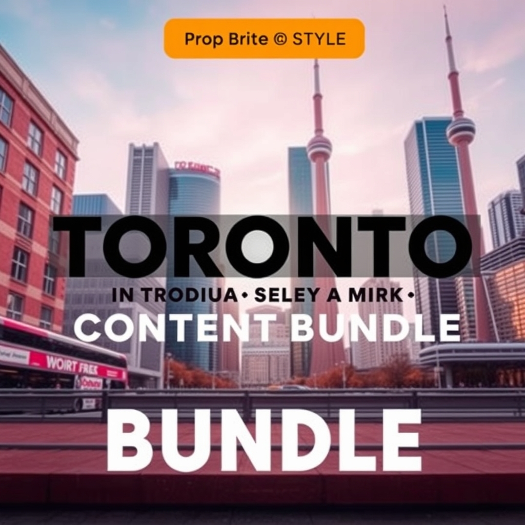 Toronto-Style Instagram Content Bundle