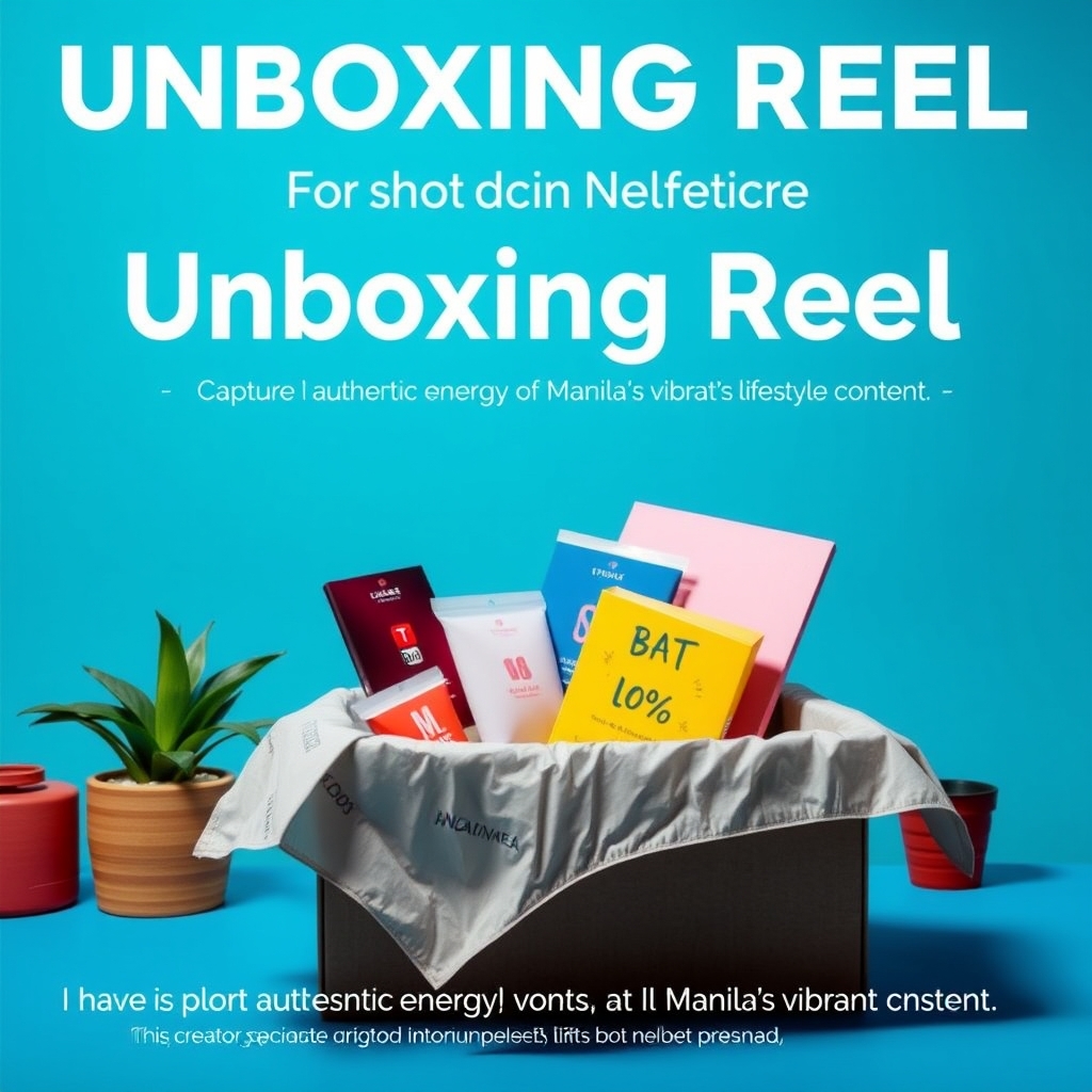 Unboxing Reel for Manila Lifestyle Content