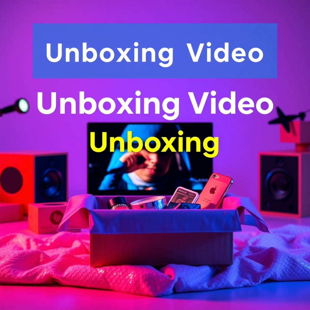 Unboxing Video for Product Showcase