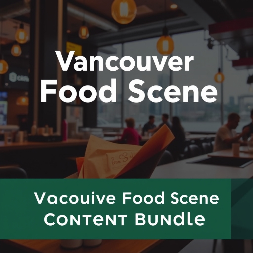 Vancouver Food Scene Content Bundle